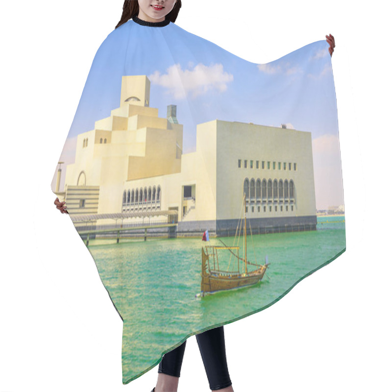 Personality  Doha Seafront Islamic Museum Hair Cutting Cape