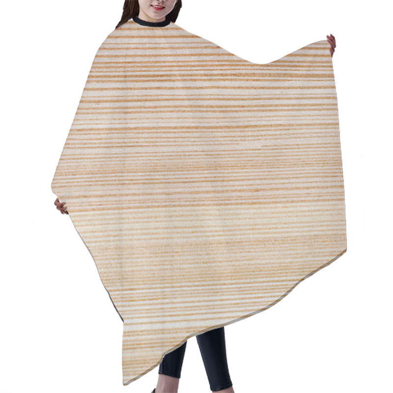 Personality  Light Wood Stripes Hair Cutting Cape