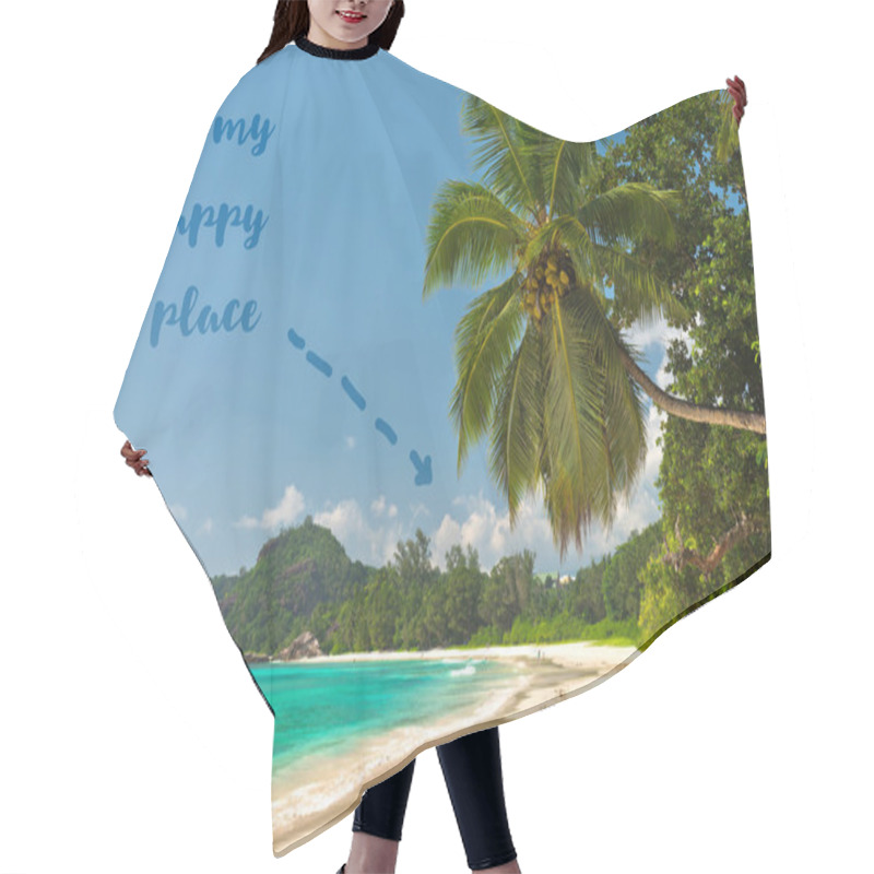 Personality  Tropical Beach At Mahe Island Seychelles Hair Cutting Cape