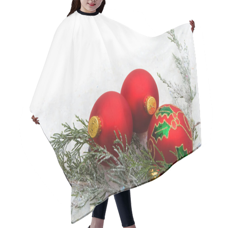 Personality  Christmas Ornaments Hair Cutting Cape