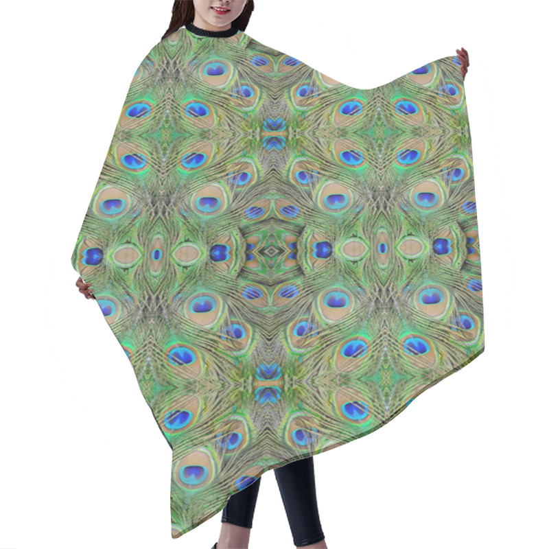 Personality  Seamless Pattern Hair Cutting Cape