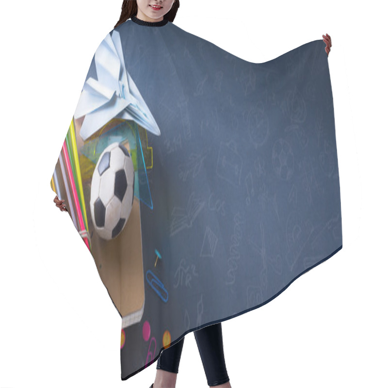 Personality  Art Welcome Back To School Banner; School Supplies Tumblr Hair Cutting Cape