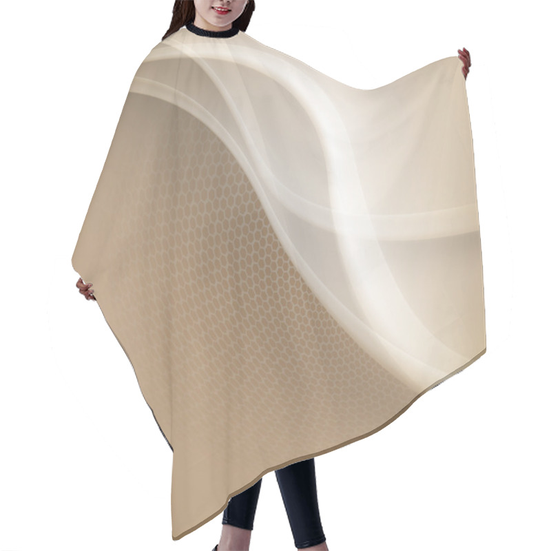 Personality  Abstract Beige Background Hair Cutting Cape