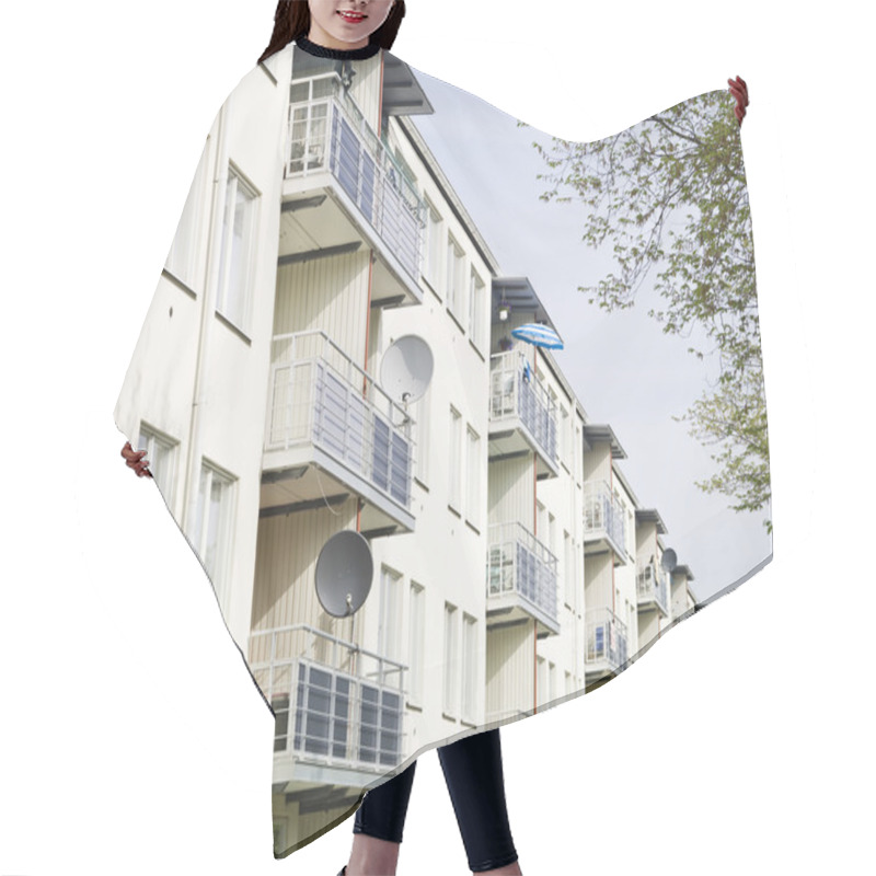 Personality  Apartment Block Hair Cutting Cape