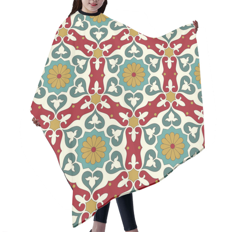 Personality  Arabic Seamless Pattern Hair Cutting Cape