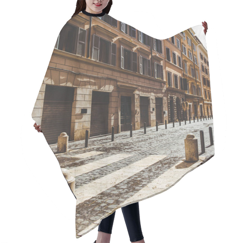 Personality  Crosswalk Hair Cutting Cape