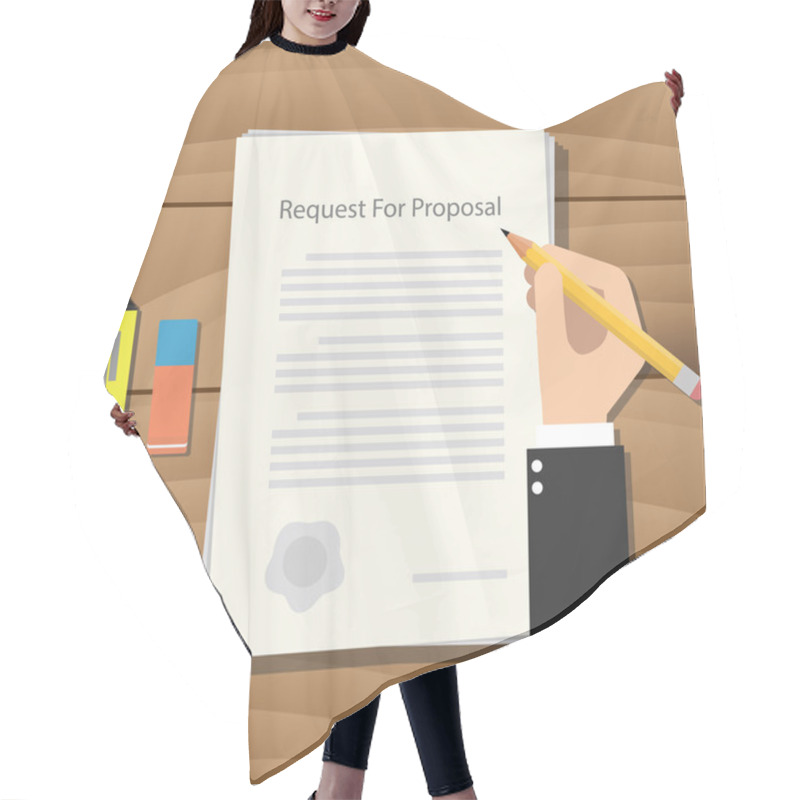 Personality  Rfp Request For Proposal Paper Document Hair Cutting Cape