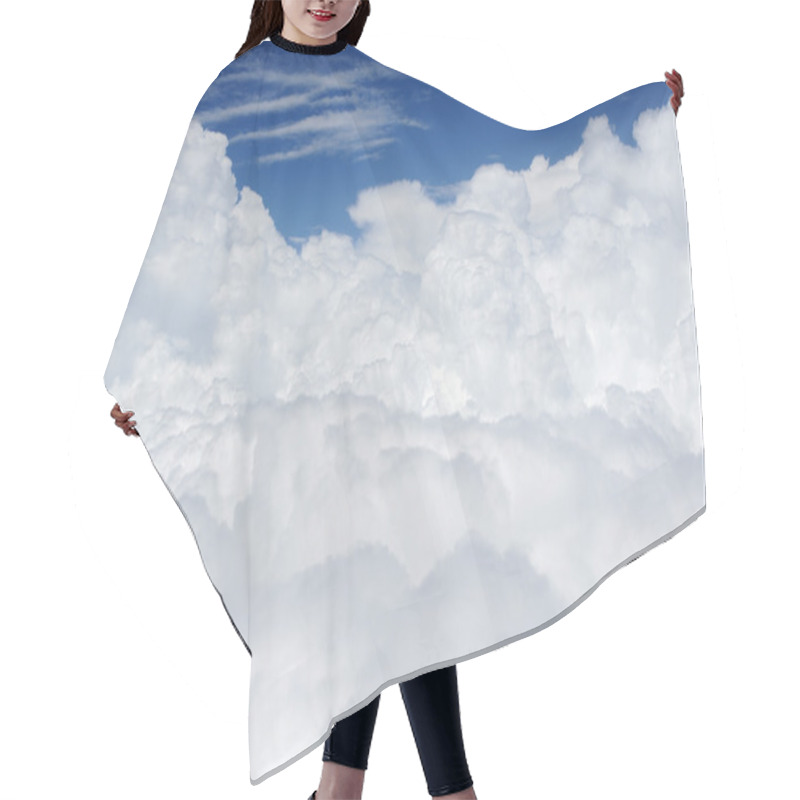 Personality  Blue Sky With Clouds Hair Cutting Cape