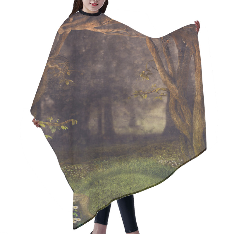 Personality  In Forest Hair Cutting Cape