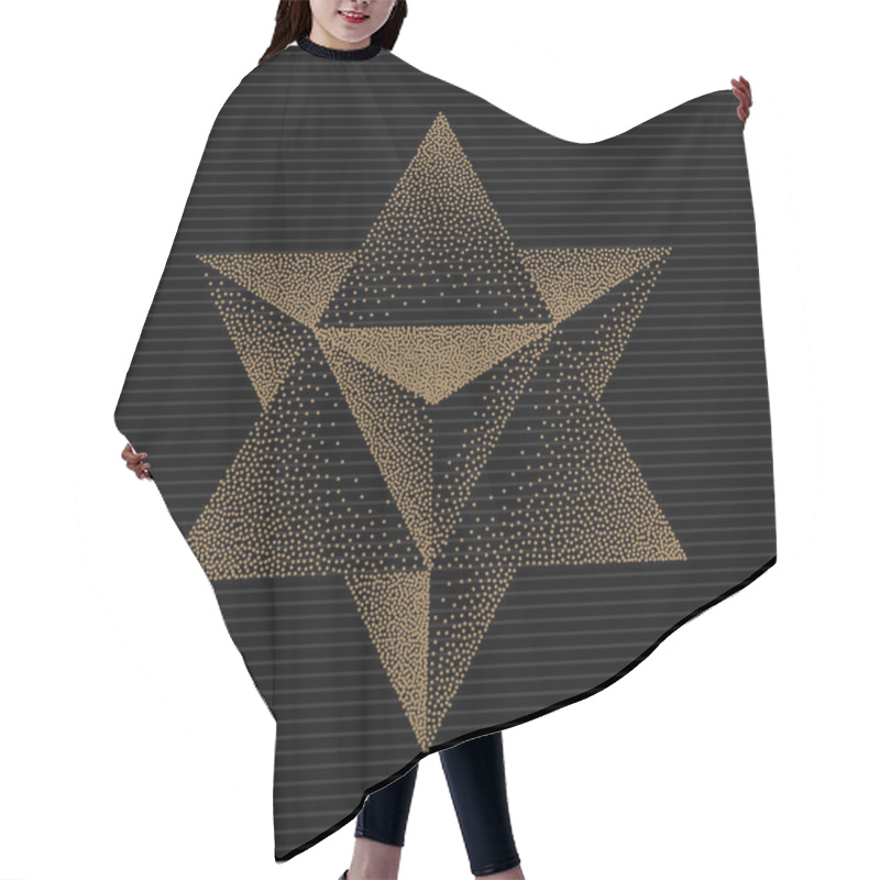 Personality  Merkaba Or Star Of David Hair Cutting Cape