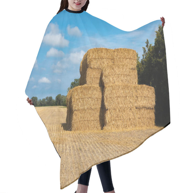 Personality  Daytime Sunny Summer Afternoon Bundles Of Hay Or Straw Hair Cutting Cape