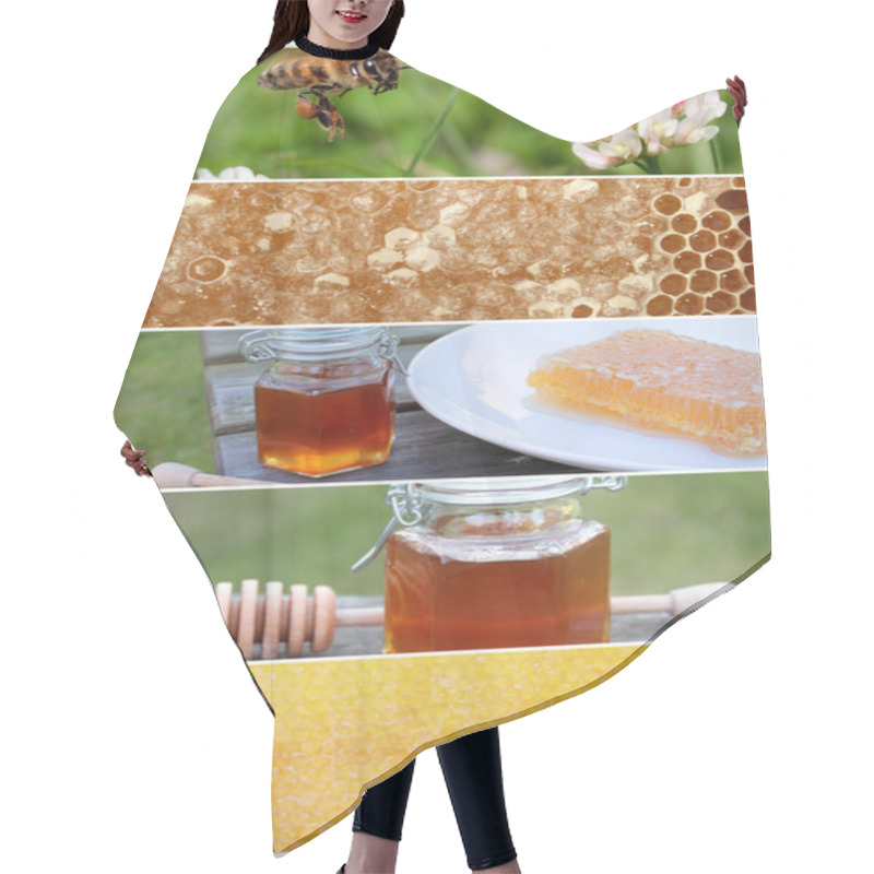 Personality  Honey Bee Hair Cutting Cape