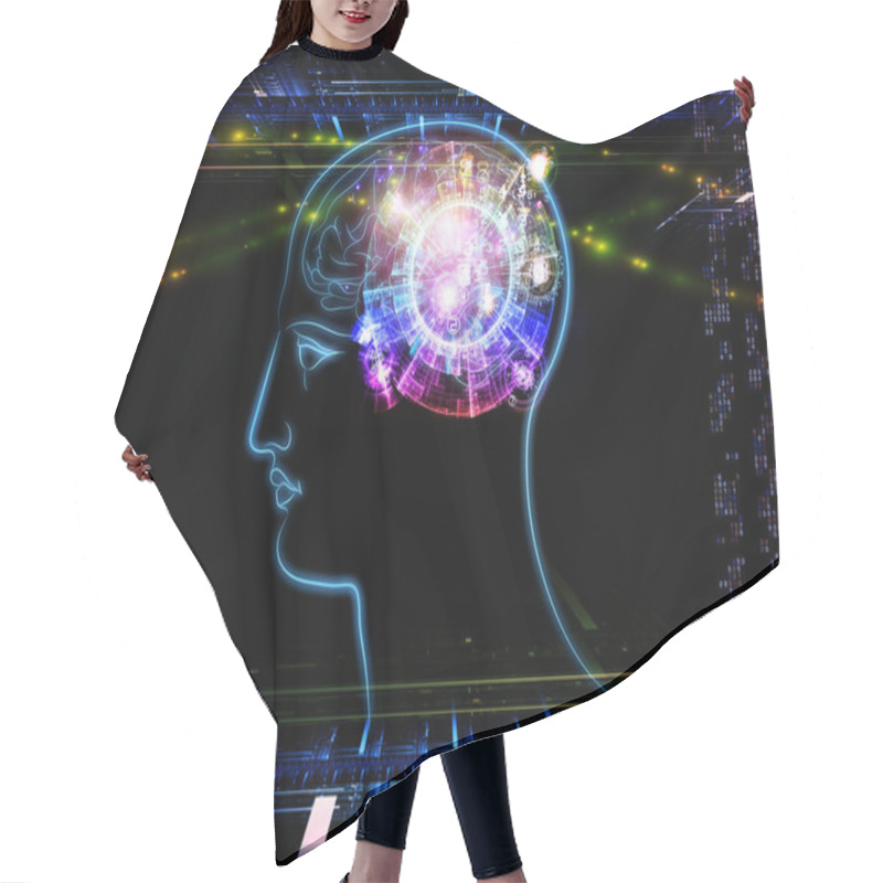 Personality  Light Of Thought Hair Cutting Cape