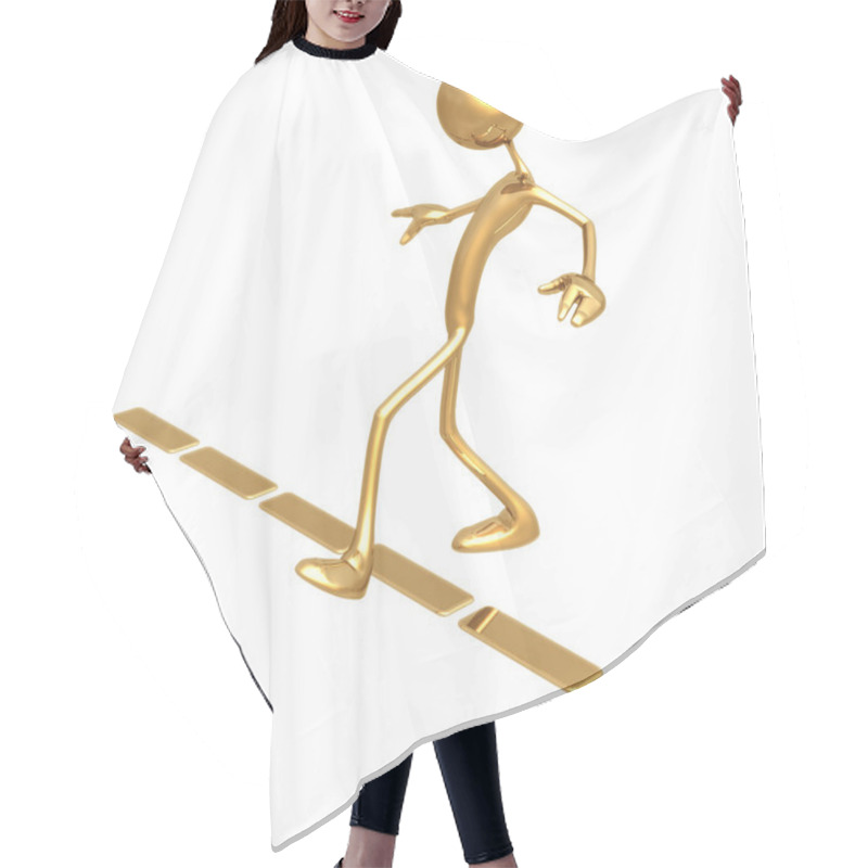 Personality  Crossing The Line Hair Cutting Cape