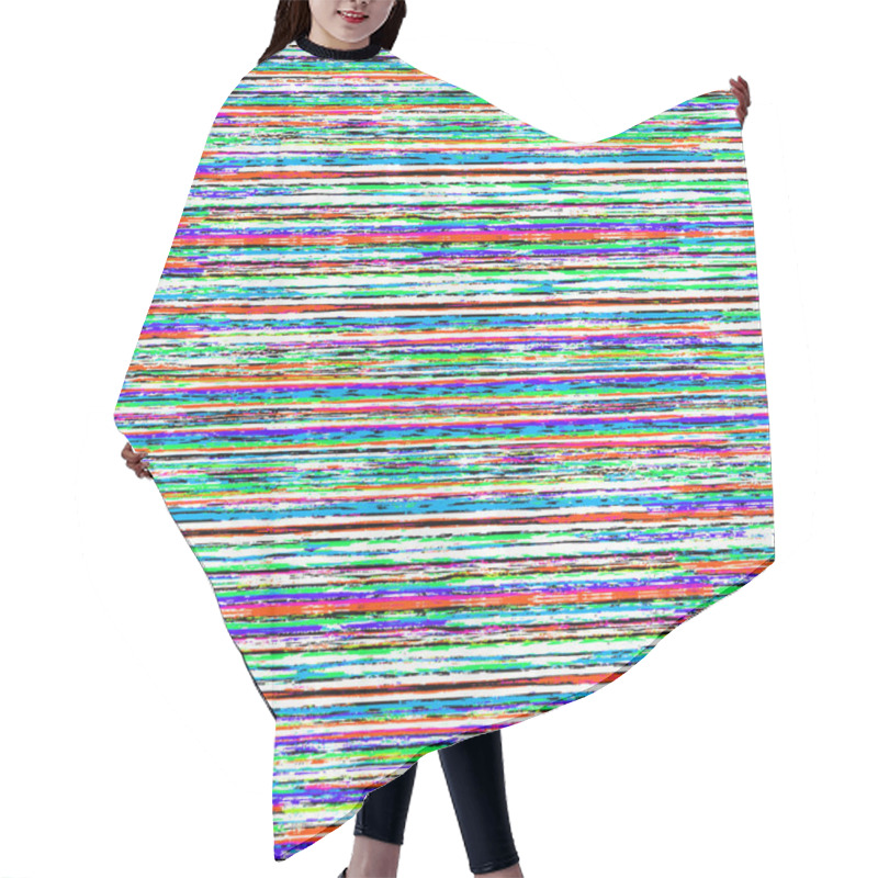 Personality  High-definition Geometry Texture Repeat Pattern On A Creative Texture Surface Hair Cutting Cape