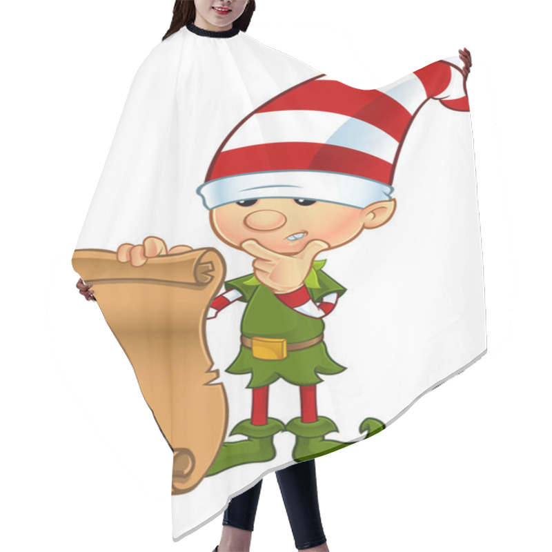 Personality  Cute Elf Character Hair Cutting Cape