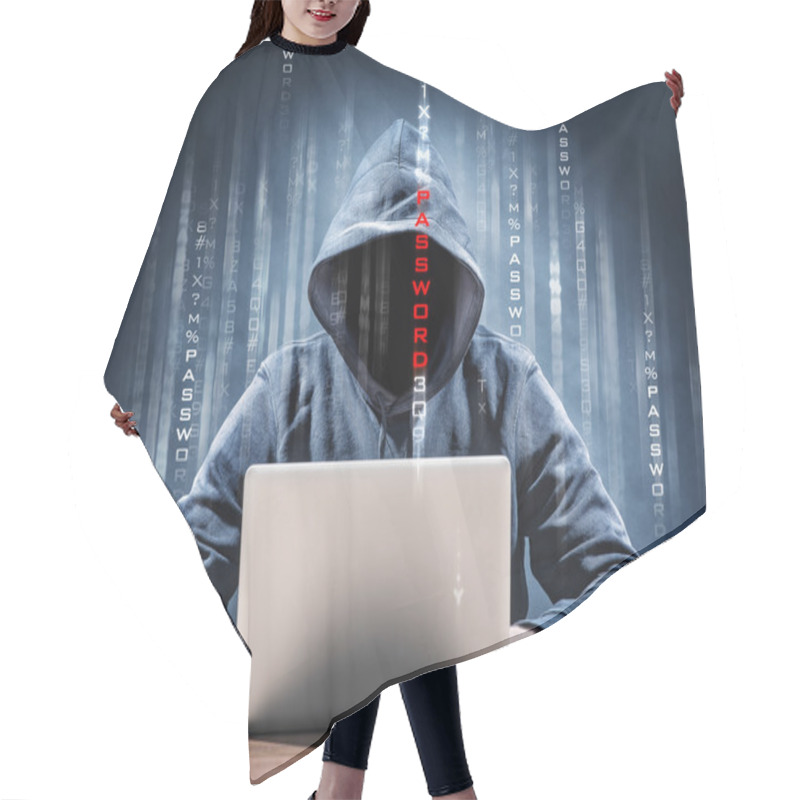 Personality  Password Hair Cutting Cape