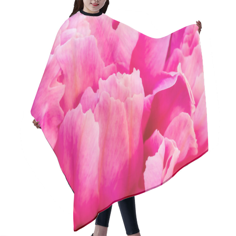 Personality  Peony Petals Hair Cutting Cape