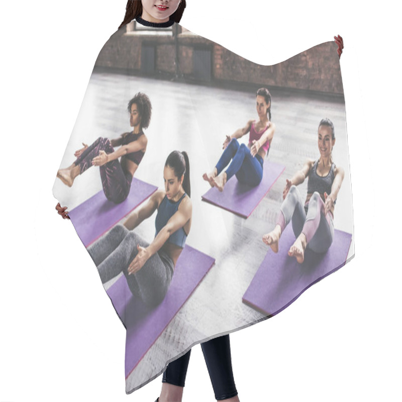 Personality  Group Yoga Training Hair Cutting Cape