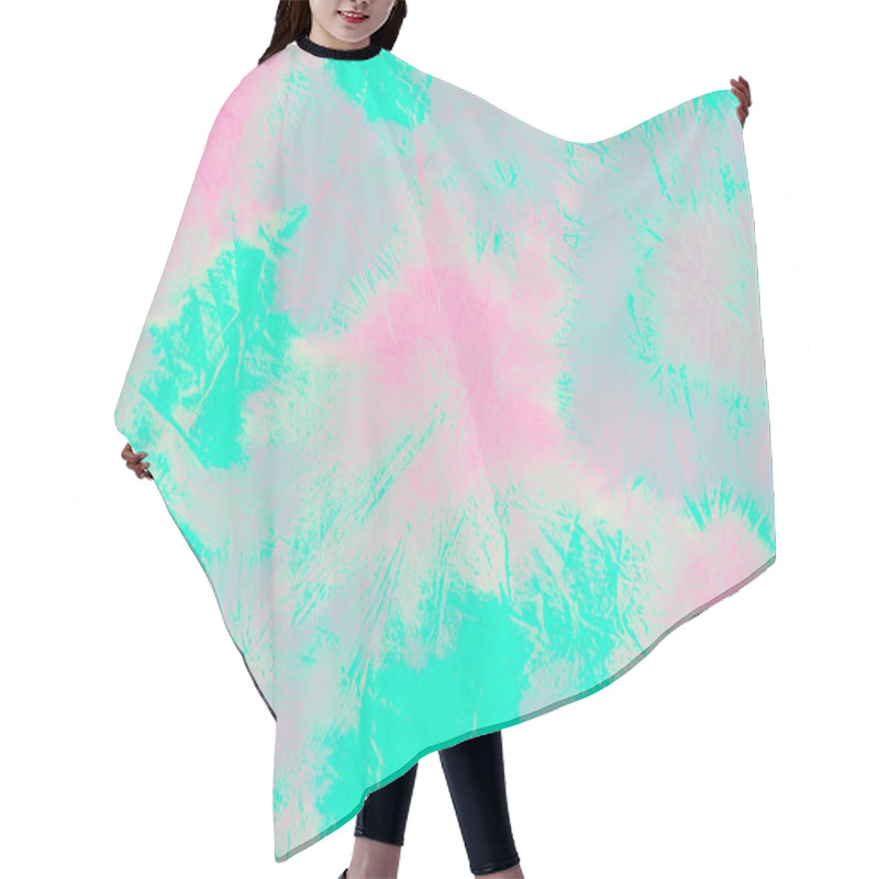 Personality  Abstract Tone. Air Pink Abstract. Active Illustration. Light Coloured Painting. Unclear Mint Banner. Pale Dirty. Active Turquoise Ink. Hair Cutting Cape