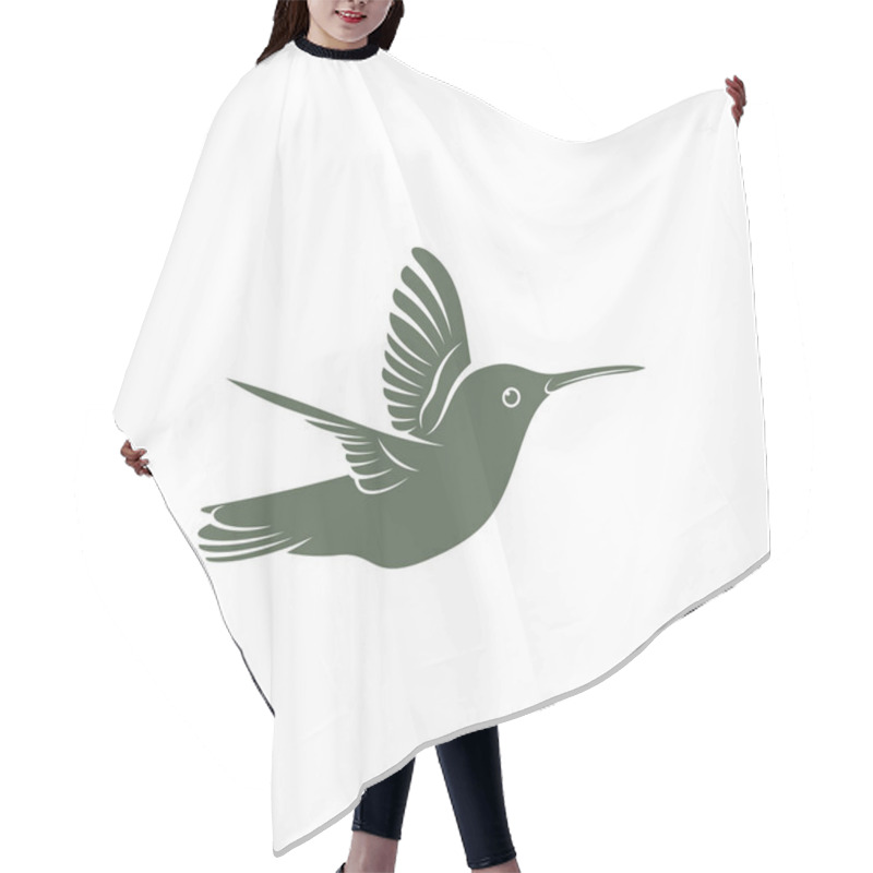 Personality  Hummingbird Design Vector Illustration, Creative Hummingbird Logo Template, Icon Symbol Hair Cutting Cape