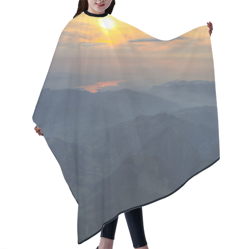 Personality  Rolling Green Hills And Lake Bodensee, Switzerland Hair Cutting Cape