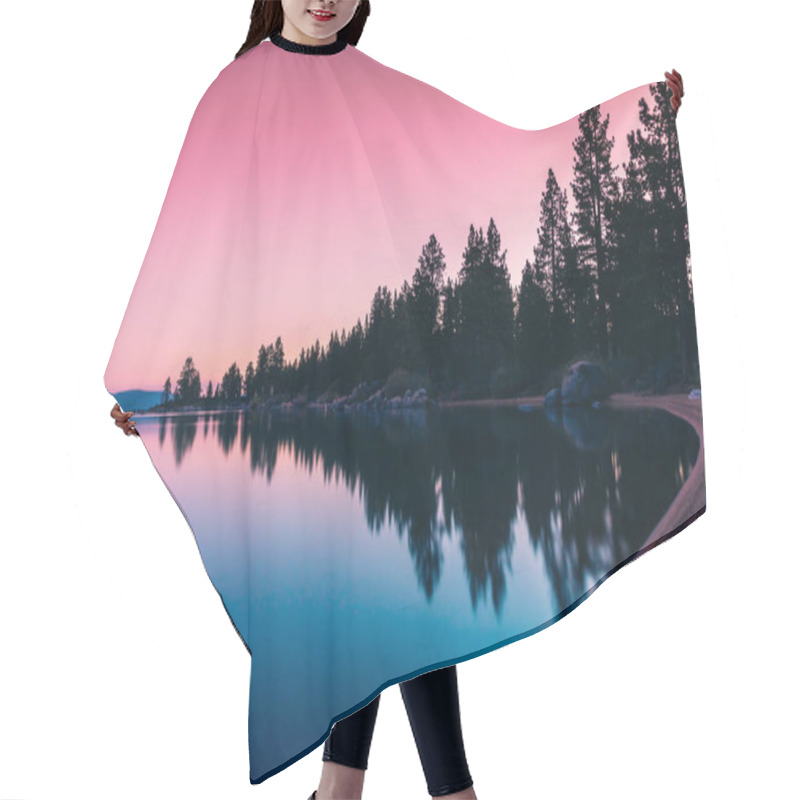 Personality  Sunrise At South Lake Tahoe  Hair Cutting Cape