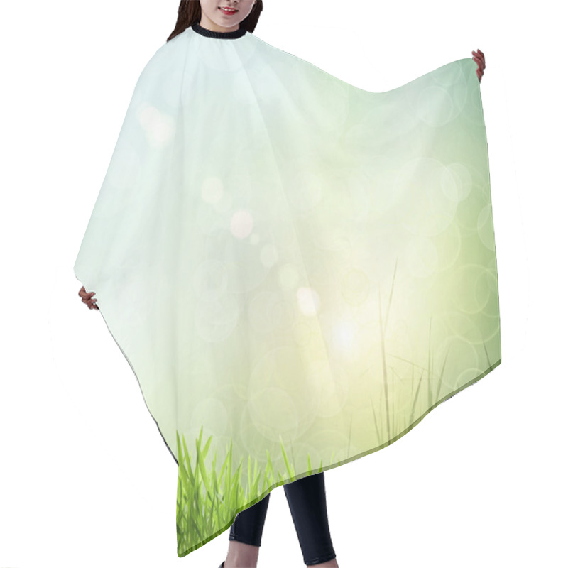 Personality  Abstract Spring Background Hair Cutting Cape