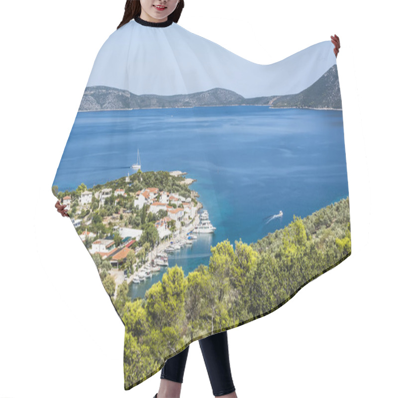 Personality  Alonissos Steni Vala Bay  Hair Cutting Cape