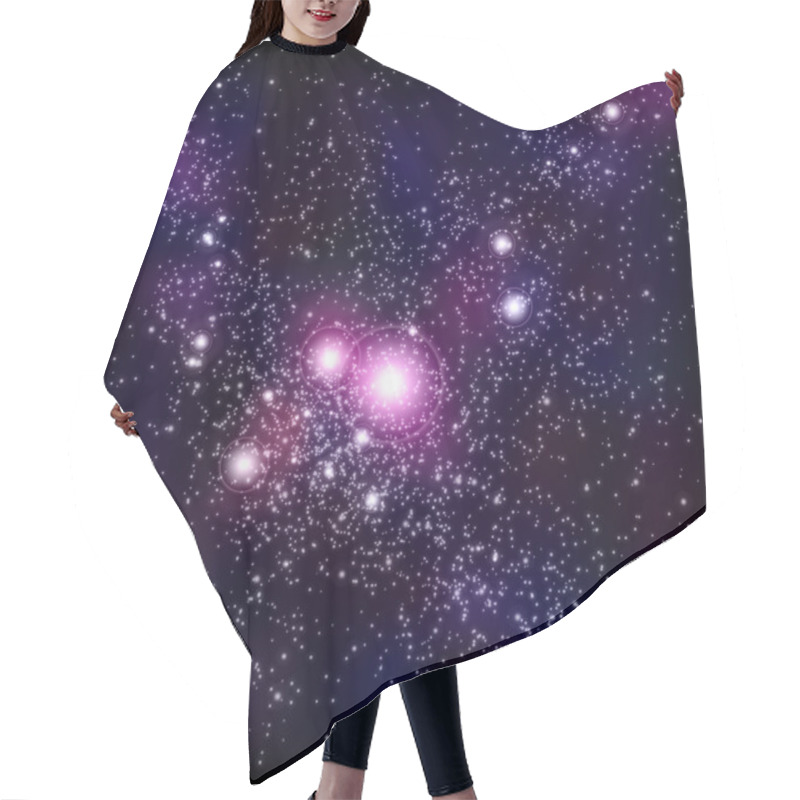 Personality  Space Background Hair Cutting Cape