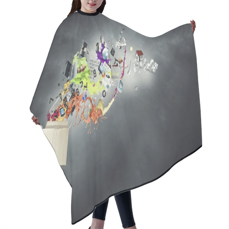 Personality  Think Outside The Box Hair Cutting Cape