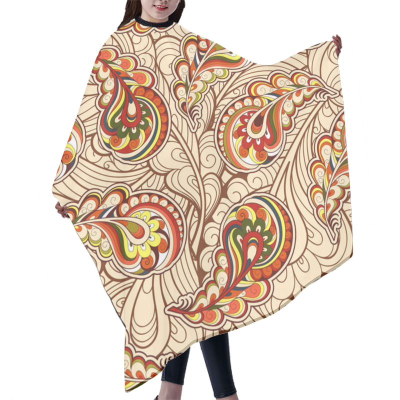 Personality  Autumn Pattern Hair Cutting Cape