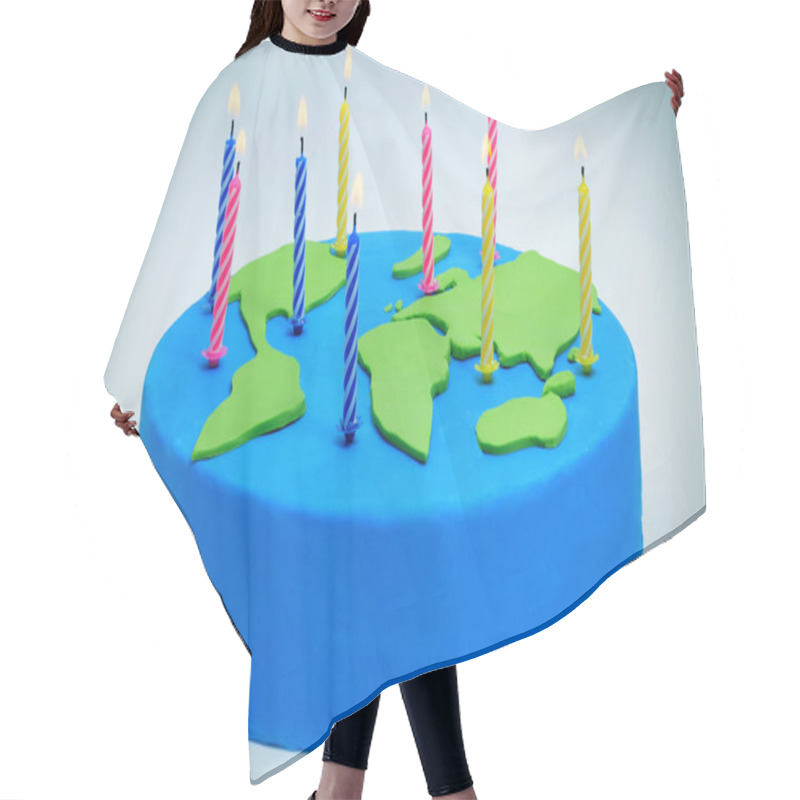 Personality  International Mother Earth Day Cake Hair Cutting Cape