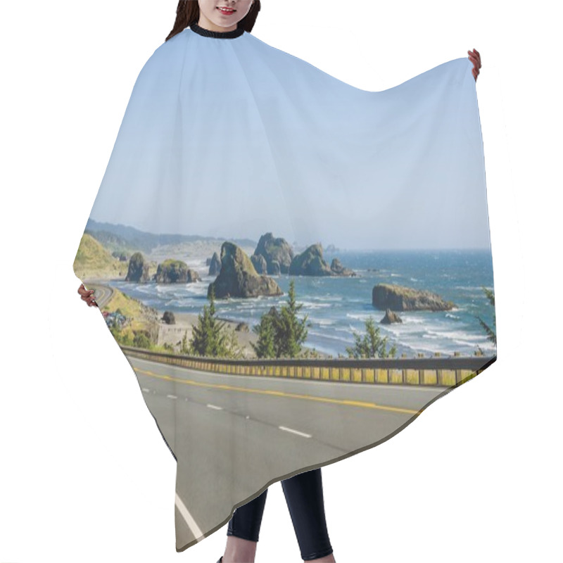 Personality    Winding Coast Road In Oregon Hair Cutting Cape