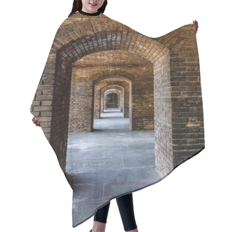 Personality  Repeating Narrow Archways In Brick Fort In Dry Tortugas National Park Hair Cutting Cape