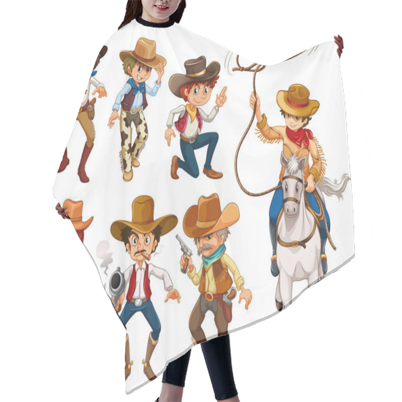 Personality  Cowboys Hair Cutting Cape