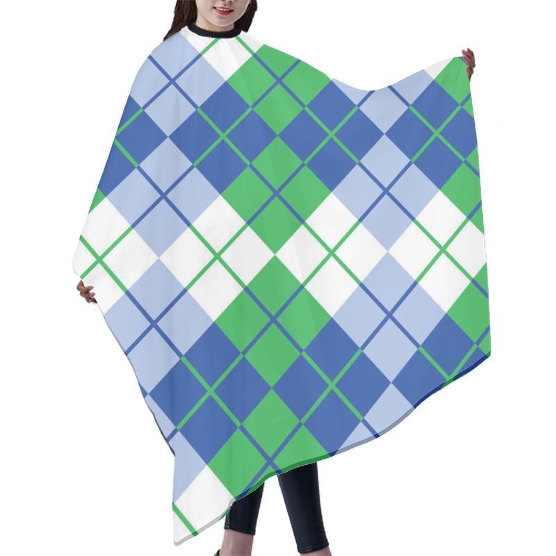 Personality  Argyle Hair Cutting Cape