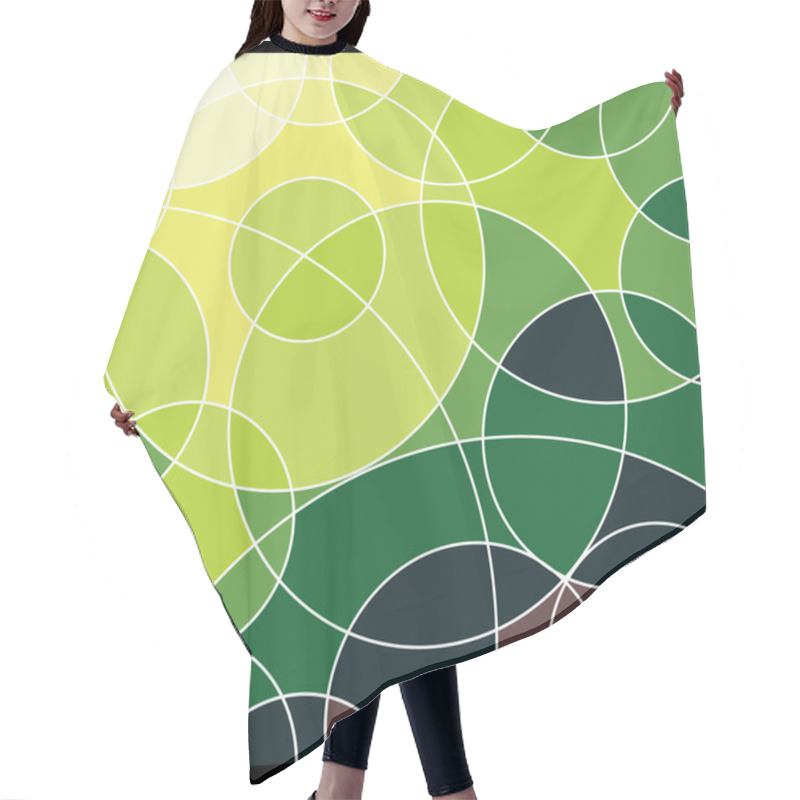 Personality  Abstract Geometric Mosaic Background Hair Cutting Cape