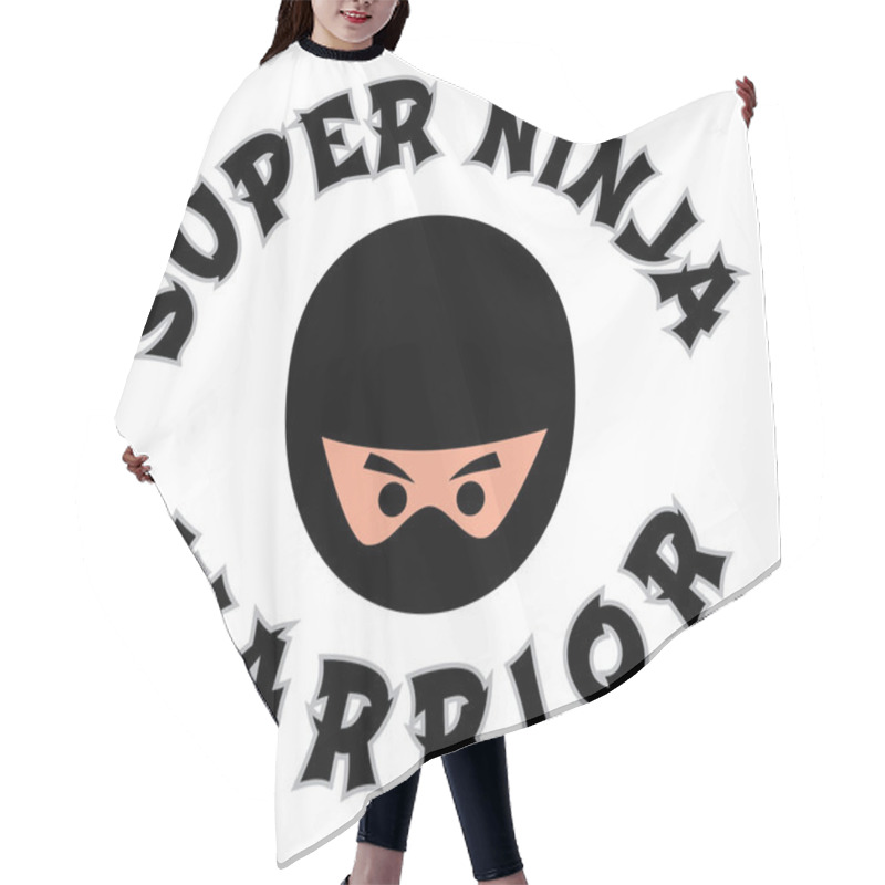 Personality  Ninja Warrior Character Hair Cutting Cape