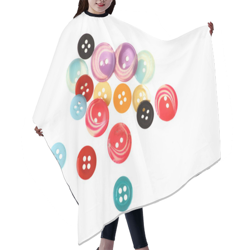 Personality  Lots Of Buttons Hair Cutting Cape