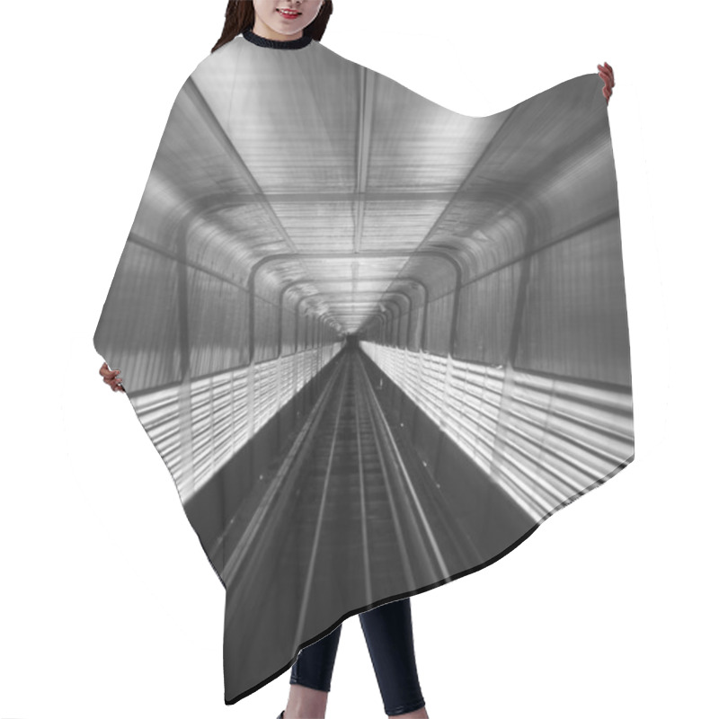 Personality  Railway Tunnel Hair Cutting Cape