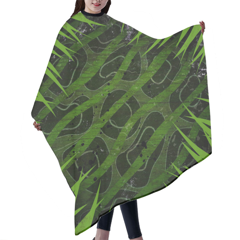 Personality  Jungle Flora Background Hair Cutting Cape