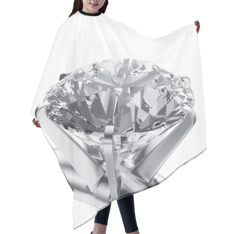 Personality  Diamond Ring Hair Cutting Cape