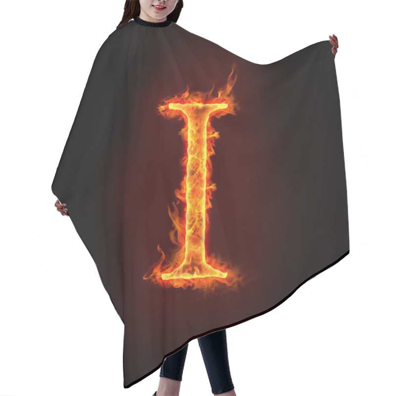 Personality  Fire Alphabets, I Hair Cutting Cape