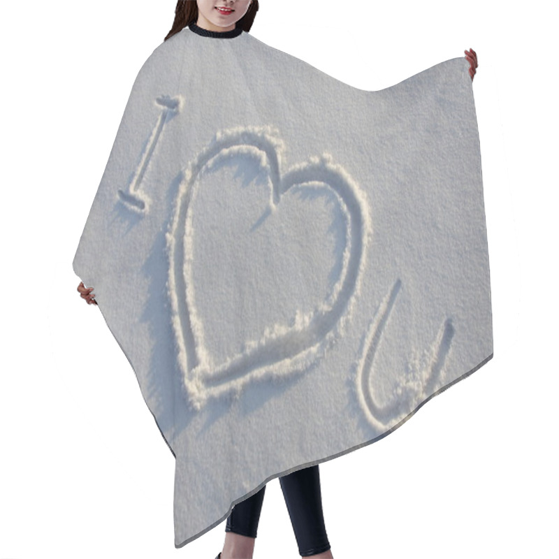 Personality  I Love You Hair Cutting Cape