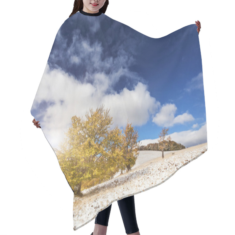 Personality  Mountain Landscape Hair Cutting Cape