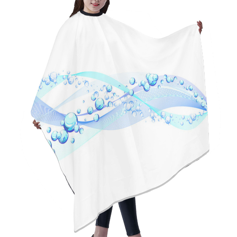 Personality  Water Background Hair Cutting Cape