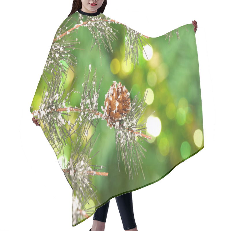 Personality  Fur-tree Hair Cutting Cape