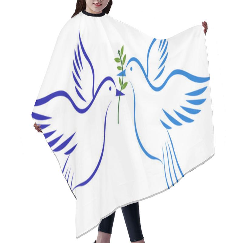 Personality  Pigeon Hair Cutting Cape