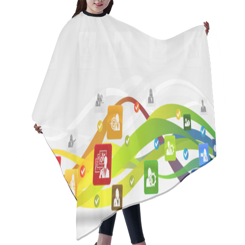 Personality  Human Resources Hair Cutting Cape